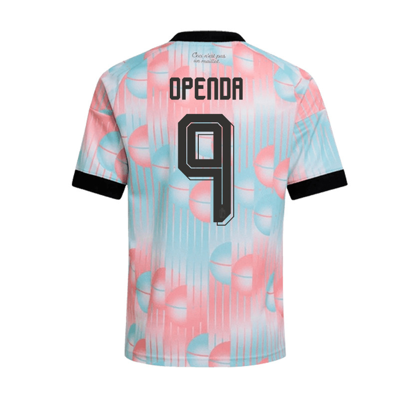 Loïs Openda 9 Belgium 2026 YOUTH Away Jersey & Shorts Set - Light Blue - Jersey Teams