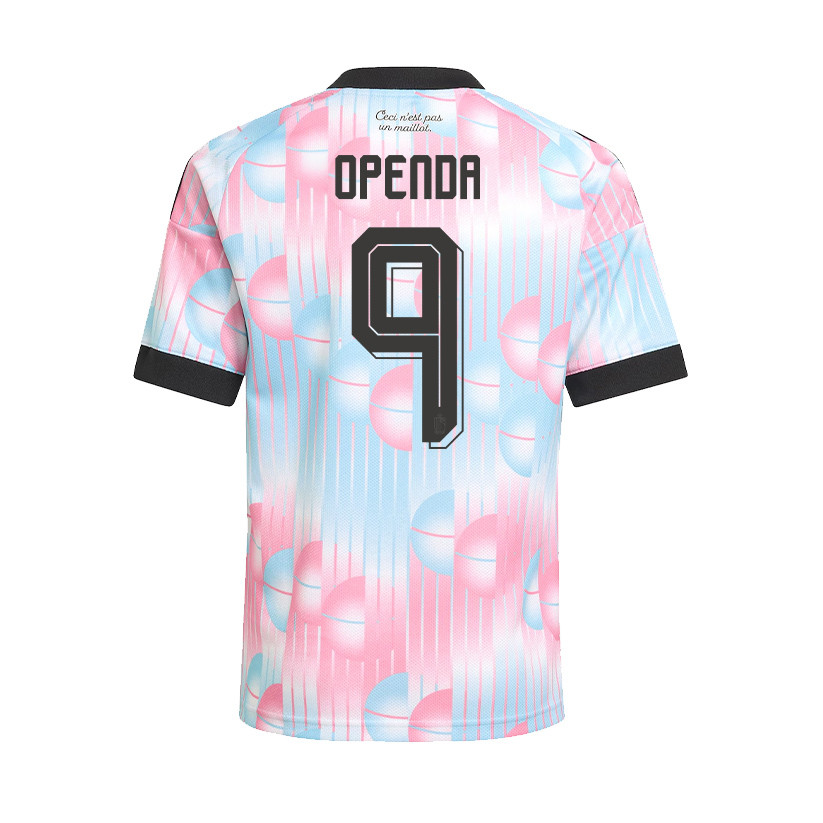 Loïs Openda 9 Youth Belgium National Team 2026 Away Jersey - Light Blue - Jersey Teams