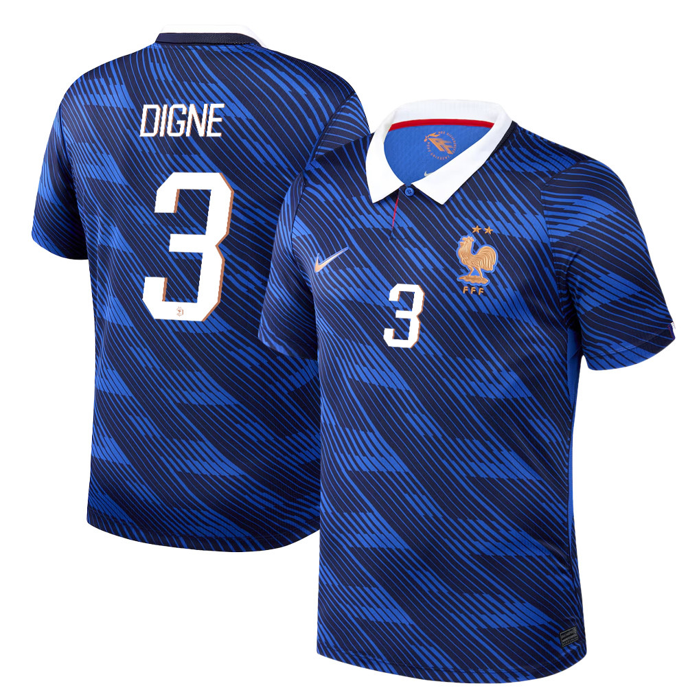 Lucas Digne 3 France National Team 2026 Home Jersey - Blue, Men - Jersey Teams