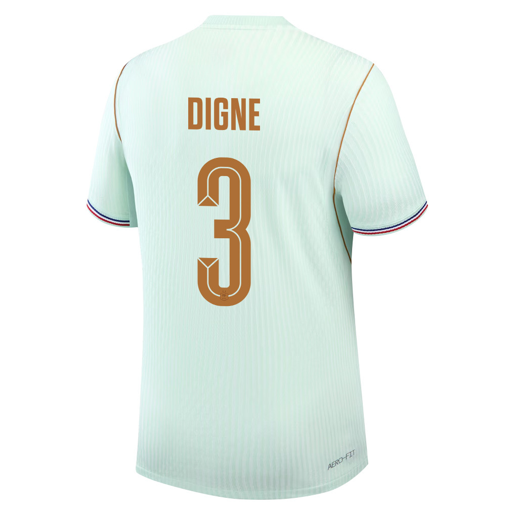 Lucas Digne 3 France National Team 2026 x World Cup Patch Away Jersey - Green, Men - Jersey Teams