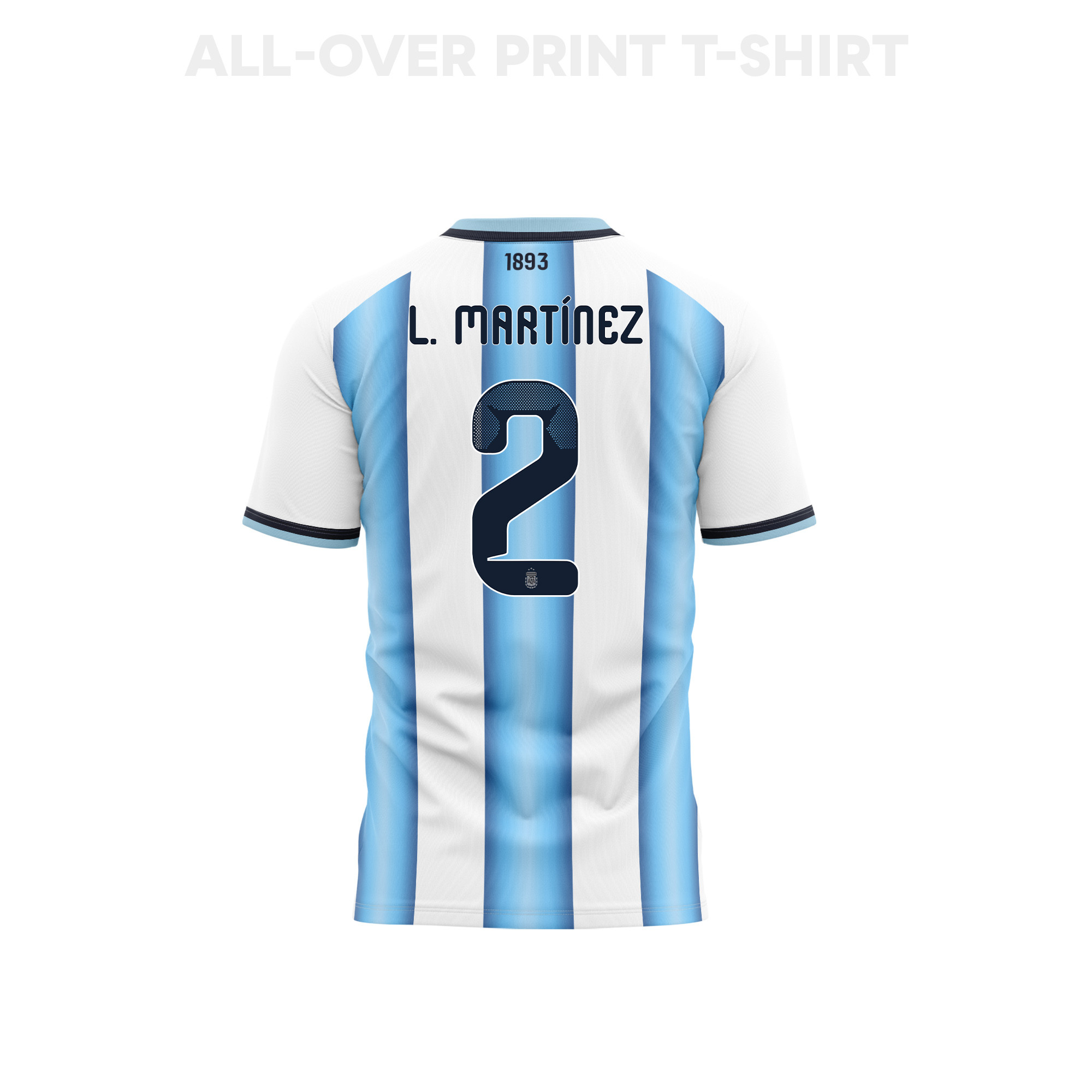 Lucas Martínez Quarta 2 Argentina 2026 Home 3D T-Shirt Fully Printed – Unisex, White - Jersey Teams
