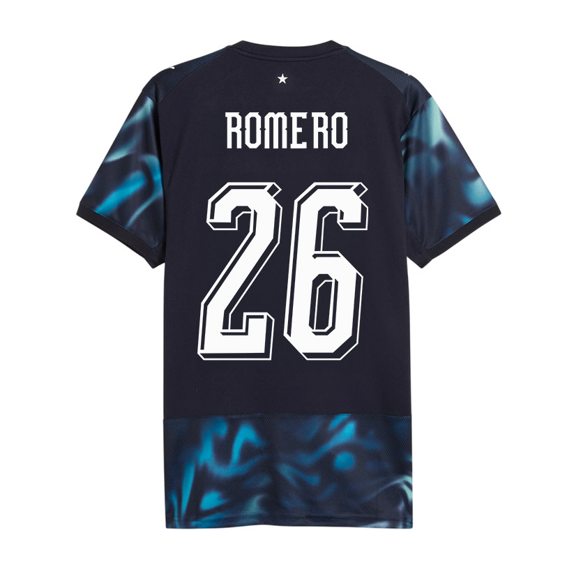 Lucas Romero 26 Paraguay National Team 2026 Away Jersey - Navy, Men - Jersey Teams
