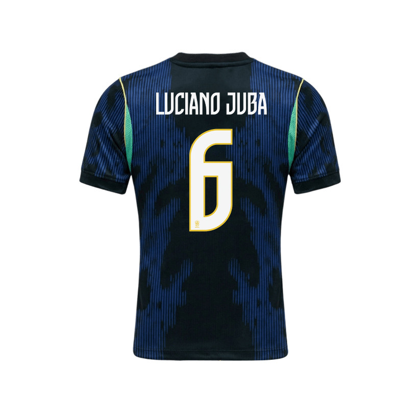 Luciano Juba 6 Brazil 2026 YOUTH Away Jersey & Shorts Set - Blue - Jersey Teams