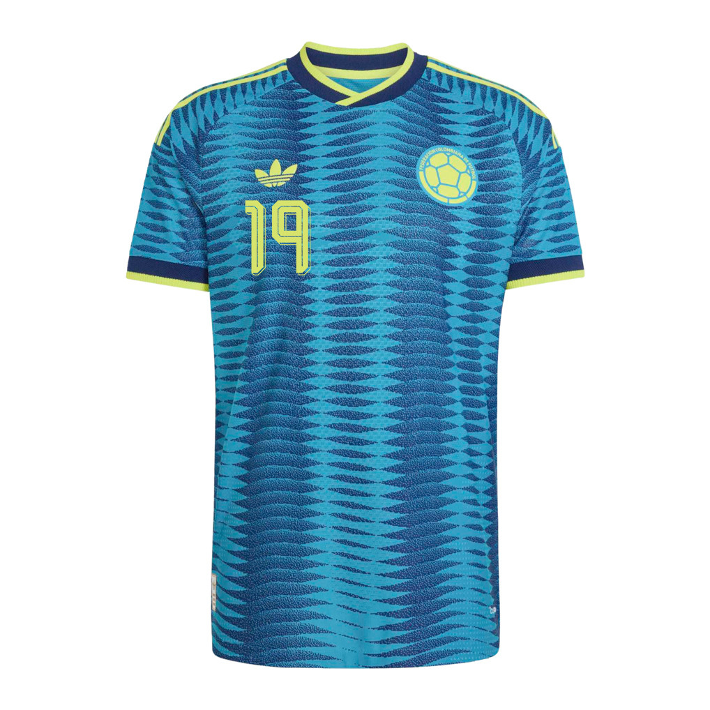 Luis Suárez 19 Colombia National Team 2026 Away Jersey - Turquoise, Men - Jersey Teams