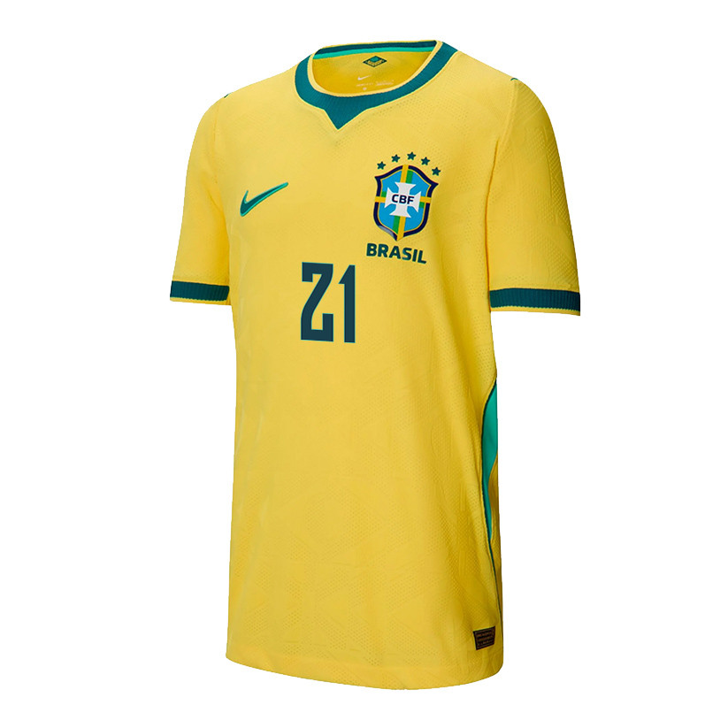 Luiz Henrique 21 Youth Brazil National Team 2026 Home Jersey - Yellow - Jersey Teams