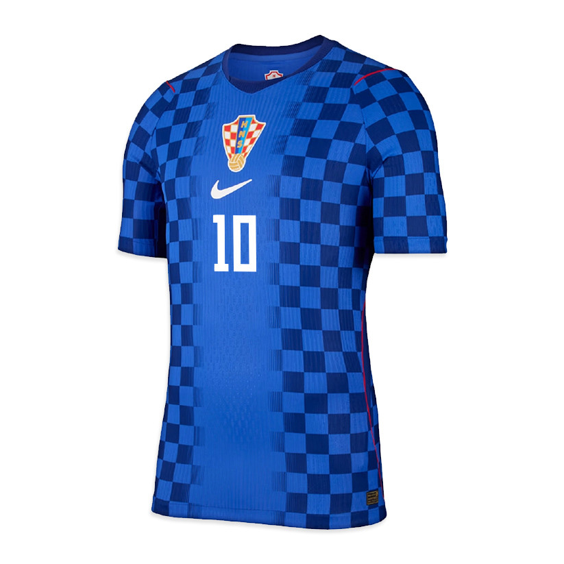 Luka Modrić 10 Croatia National Team 2026 x World Cup Patch Away Jersey - Blue, Men - Jersey Teams