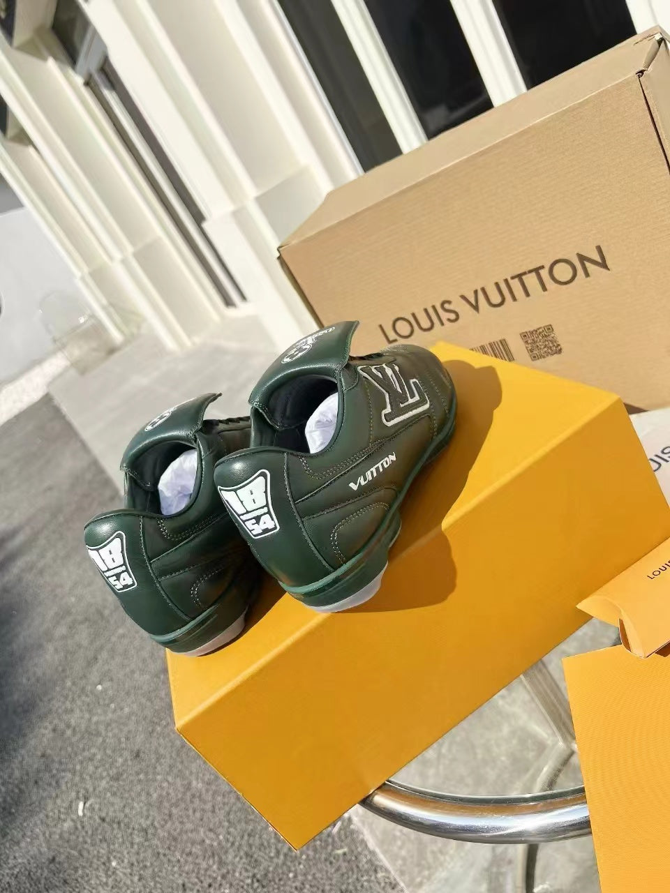LV Soccer Sneaker Green