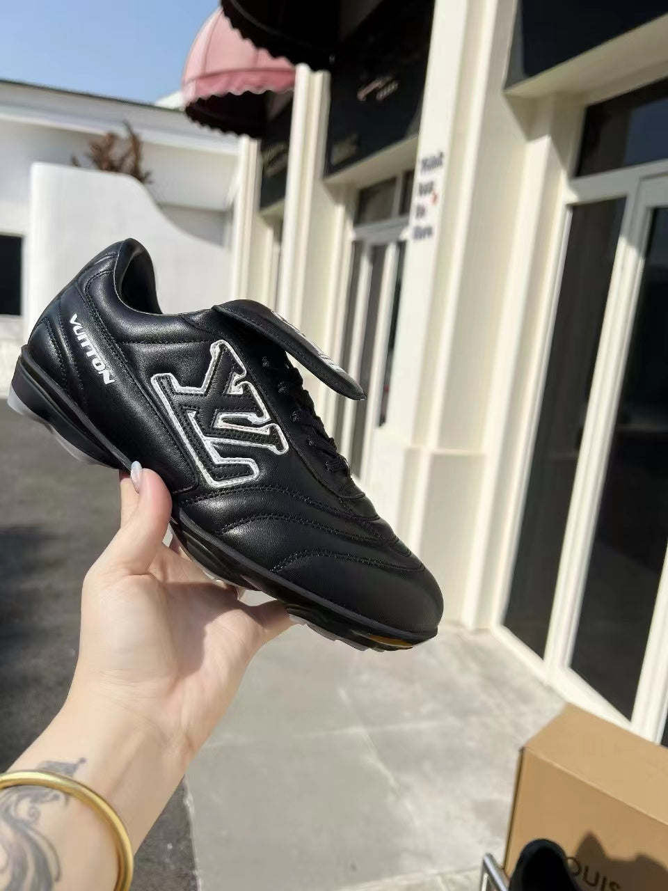 LV Soccer Sneaker Noir