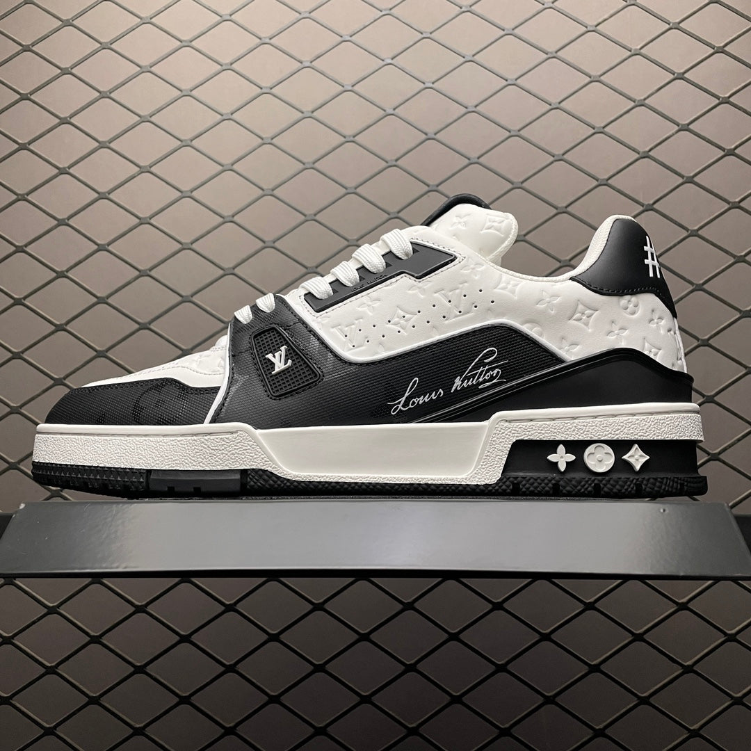 LV Trainers #54 Monogram Denim Black