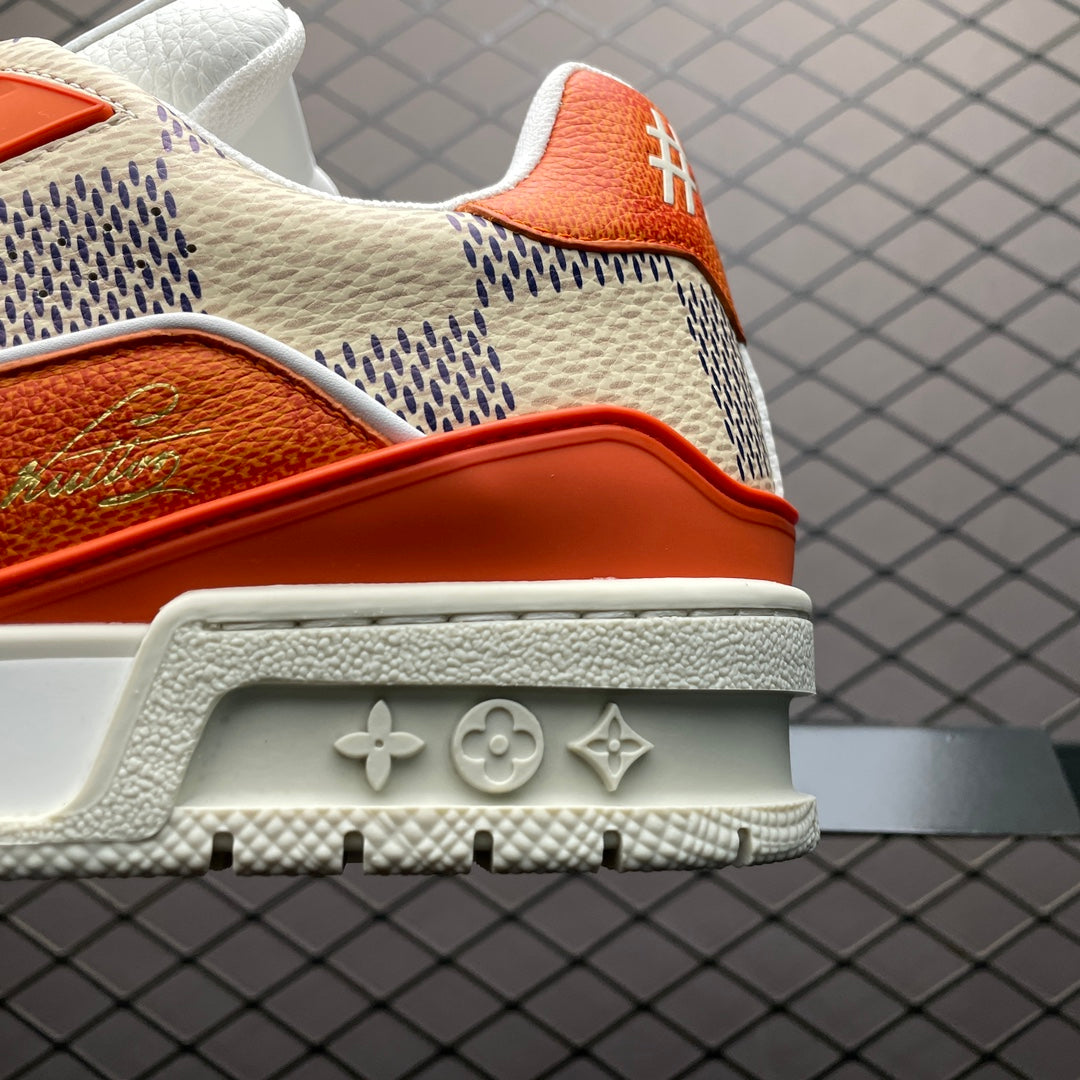 LV Trainers #54 Monogram Orange