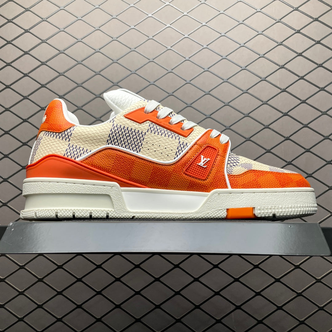 LV Trainers #54 Monogram Orange
