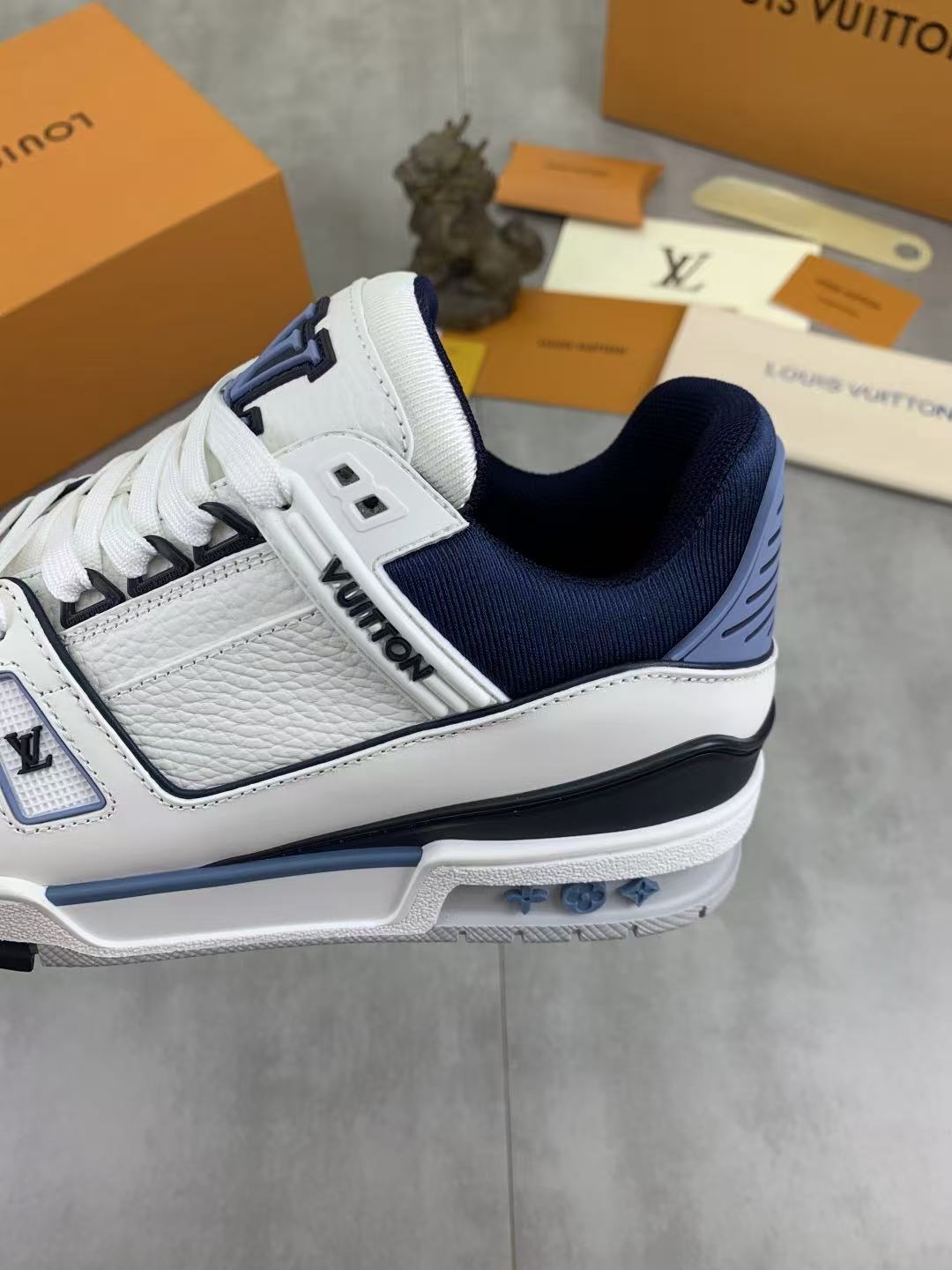LV Trainers Blue White