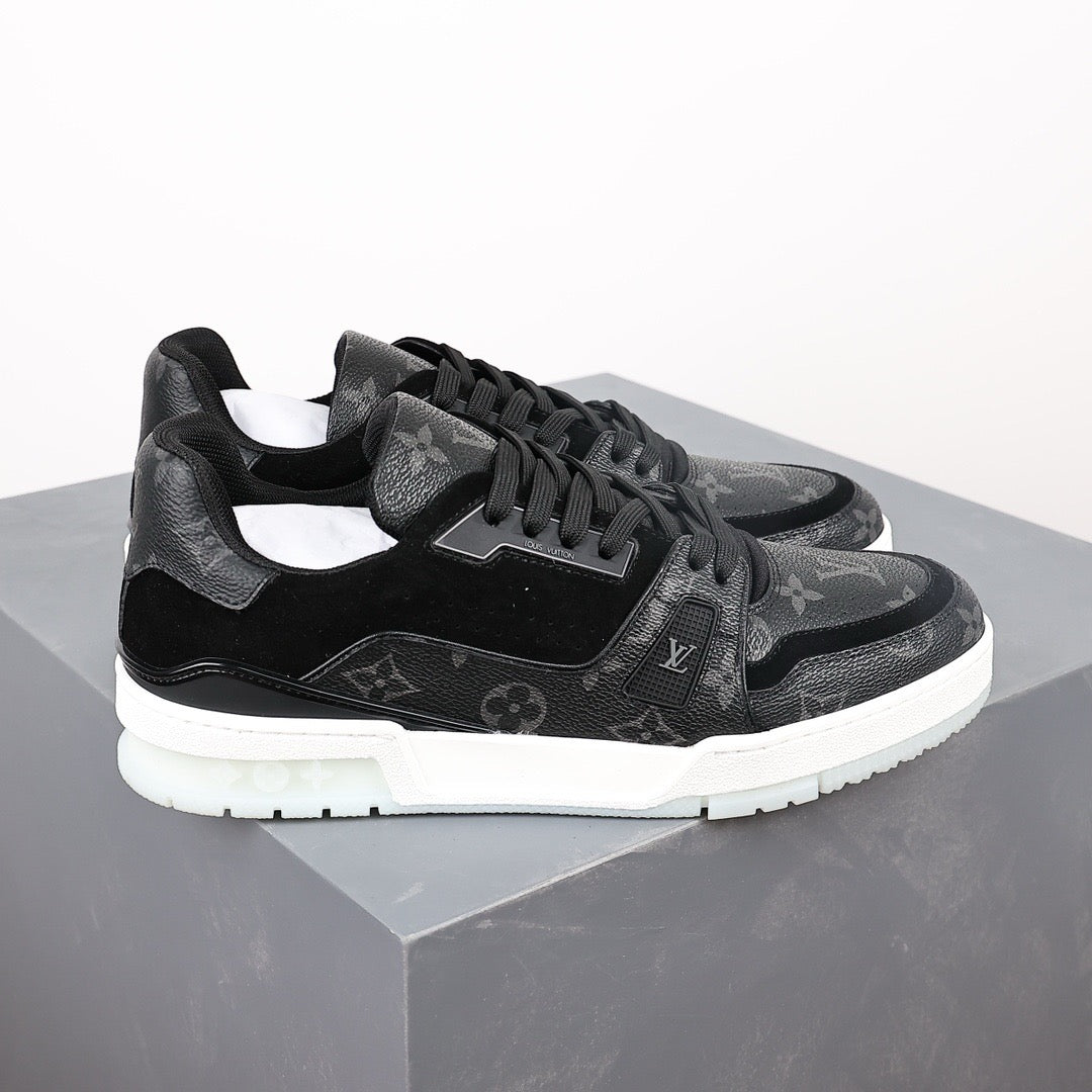 LV Trainers Monogram Black