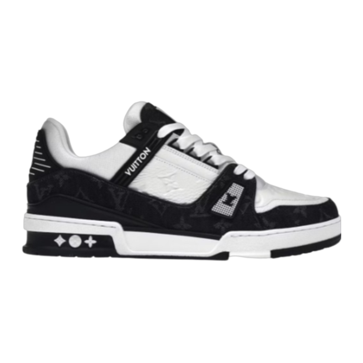 LV Trainers Monogram Denim Black