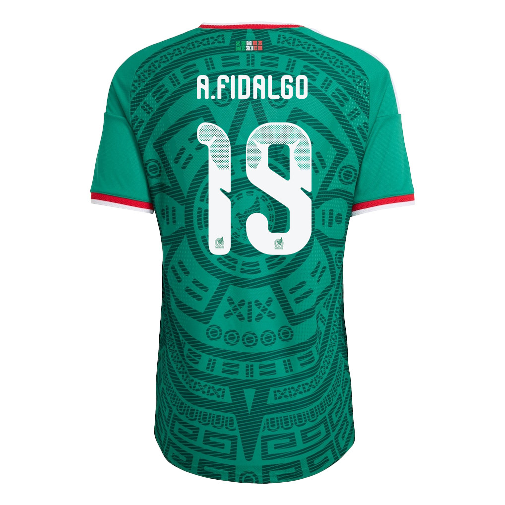 Álvaro Fidalgo 19 Mexico National Team 2026 Home Jersey - Green, Men - Jersey Teams