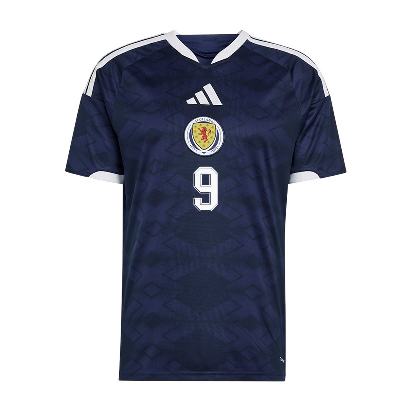 Lyndon Dykes 9 Scotland National Team 2026 x World Cup Patch Home Jersey - Navy, Men - Jersey Teams