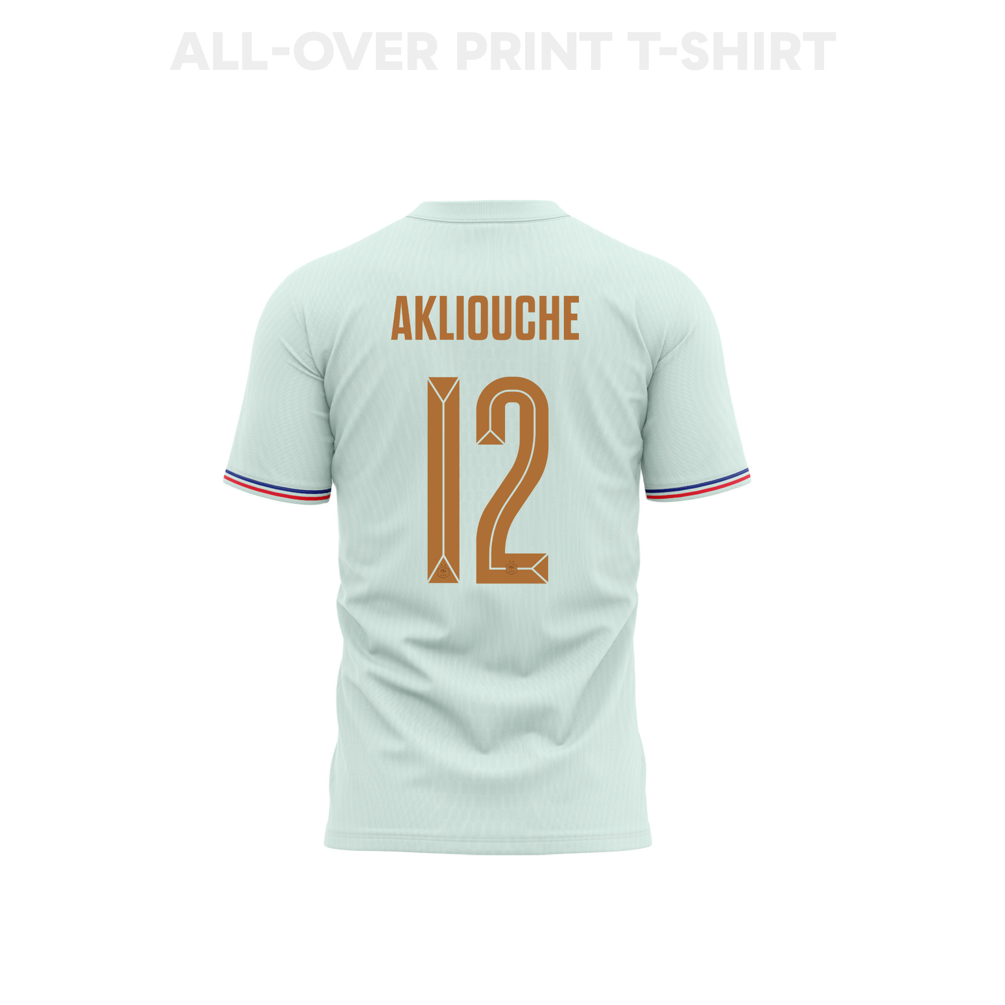 Maghnes Akliouche 12 Youth France 2026 Away 3D T-shirt Fully Printed – Green - Jersey Teams
