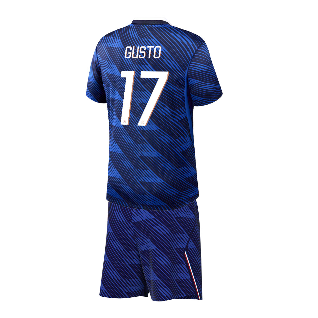 Malo Gusto 17 France 2026 Home Men Jersey & Shorts Set – Blue - Jersey Teams
