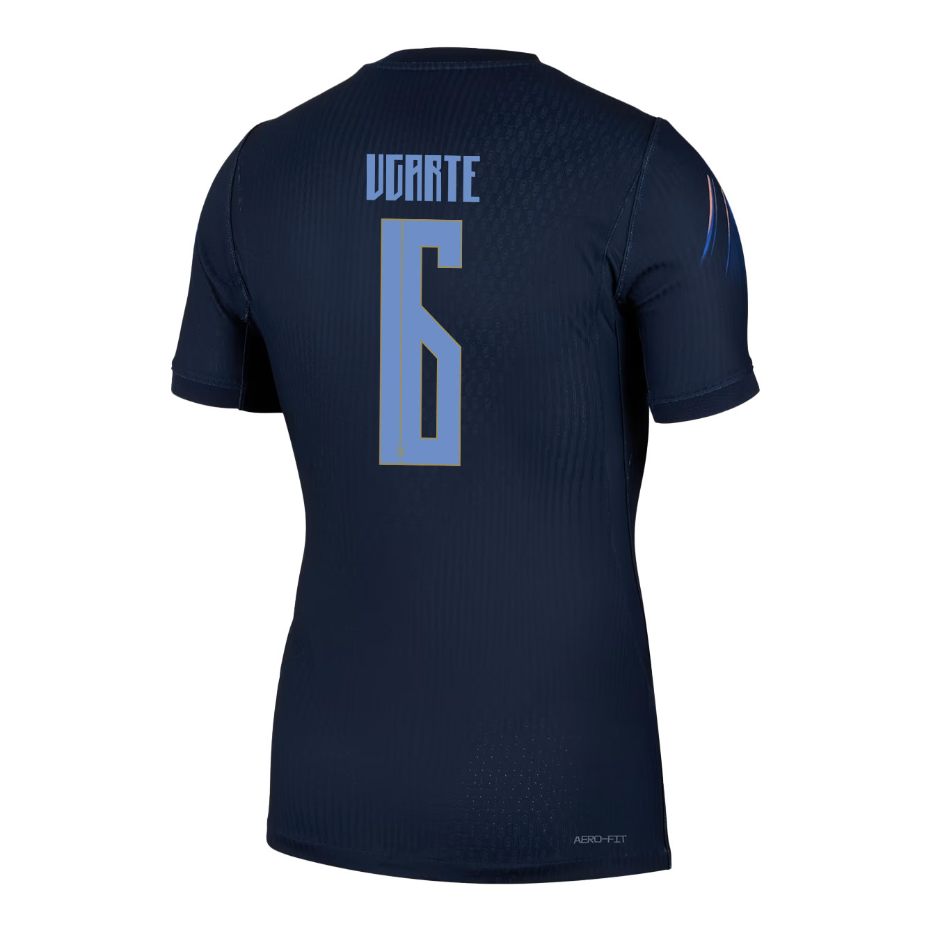 Manuel Ugarte 6 Uruguay National Team 2026 Away Jersey - Navy, Men - Jersey Teams