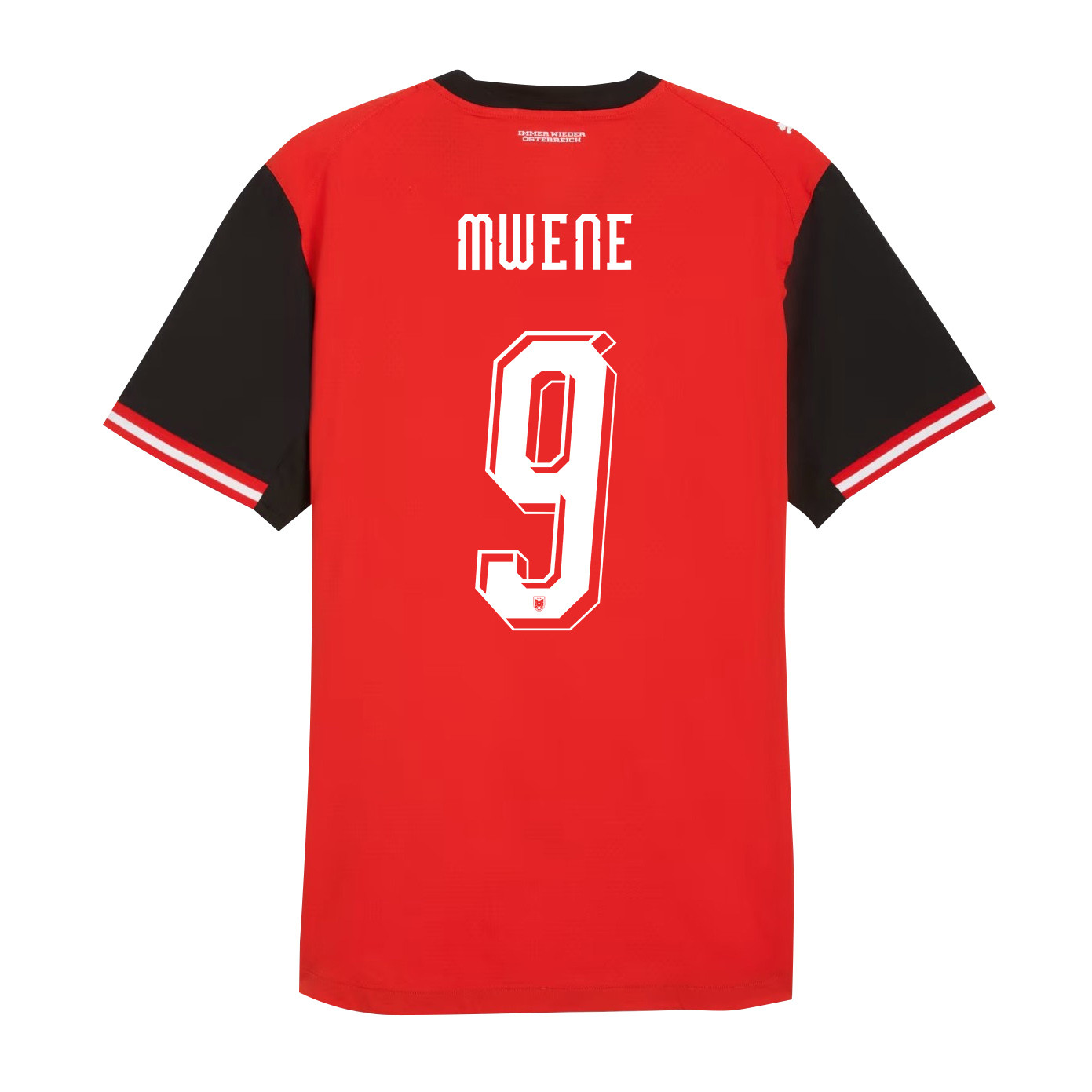 Marcel Sabitzer 9 Youth Austria National Team 2026 Home Jersey - Red - Jersey Teams