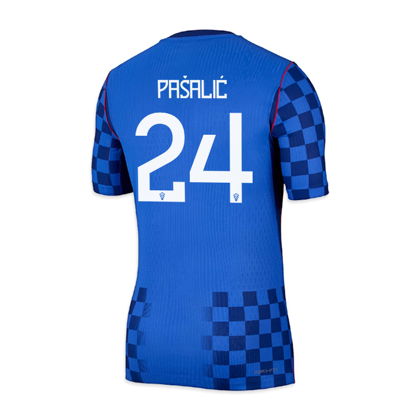 Marco Pašalić 24 Croatia National Team 2026 x World Cup Patch Away Jersey - Blue, Men - Jersey Teams