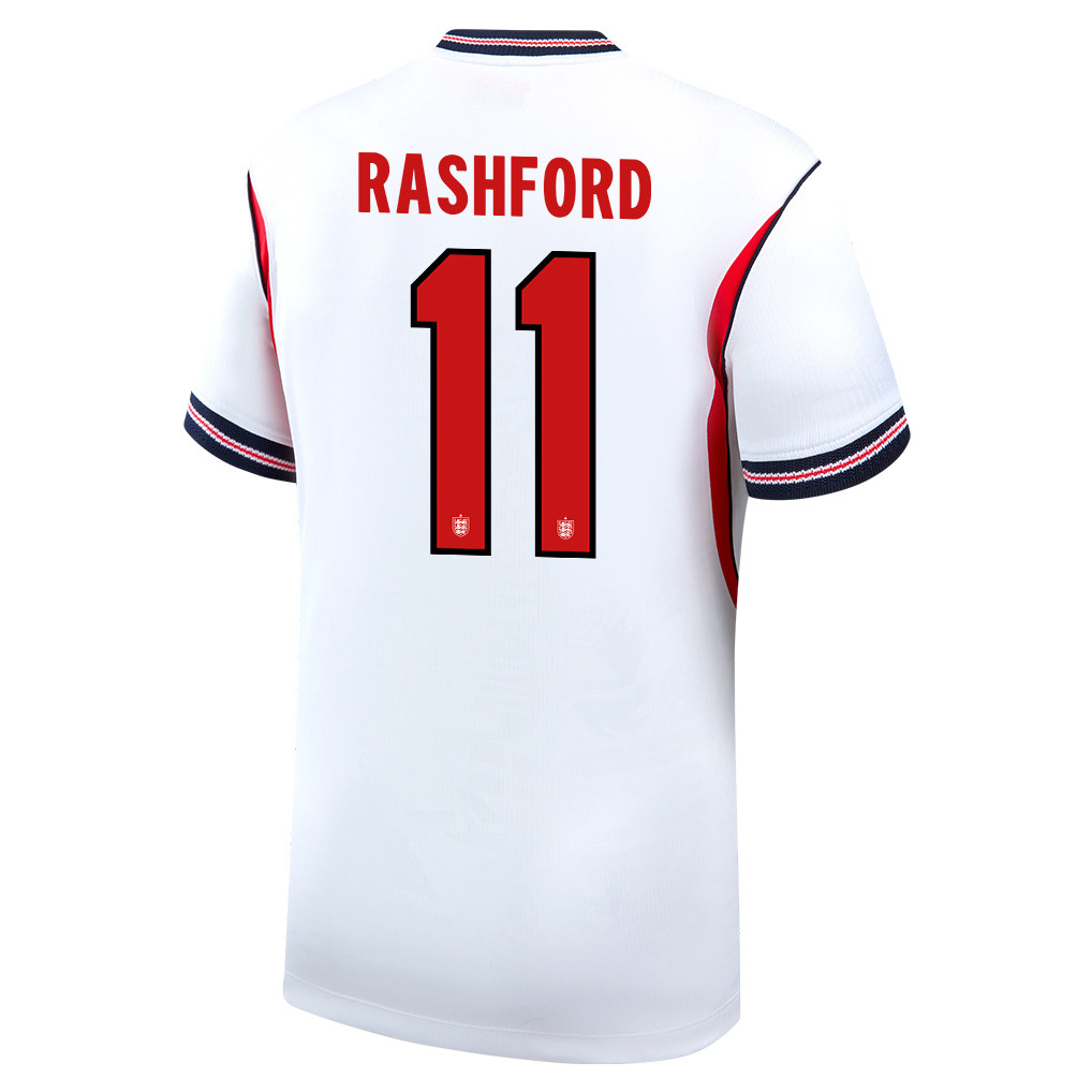Marcus Rashford 11 England National Team 2026 Home Jersey - White, Men - Jersey Teams