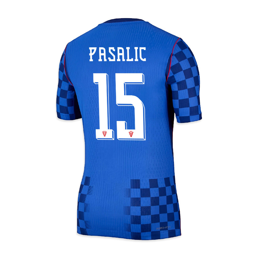 Mario Pasalic 15 Croatia National Team 2026 Away Jersey - Men, Blue - Jersey Teams