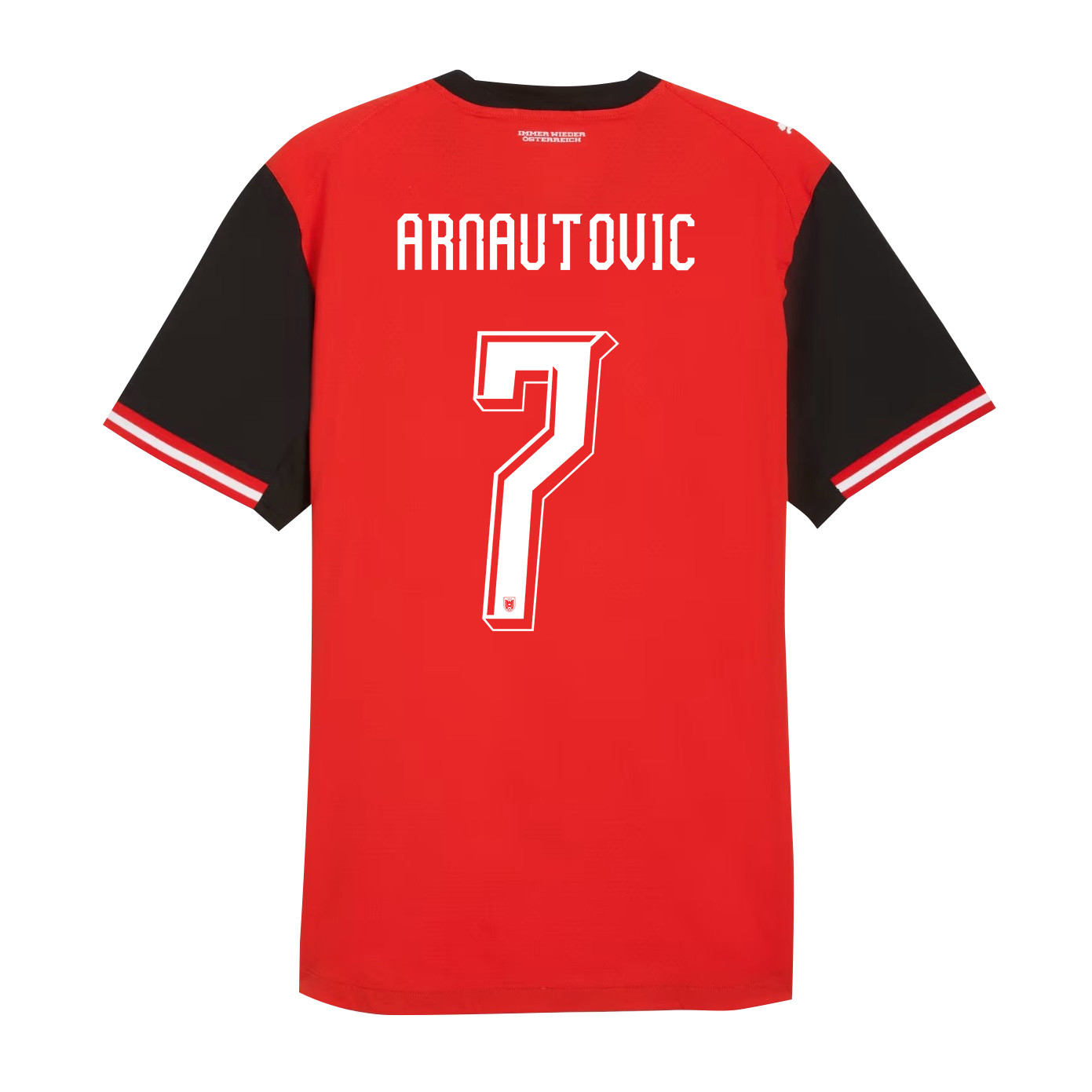 Marko Arnautovic 7 Austria National Team 2026 Home Jersey - Red, Men - Jersey Teams