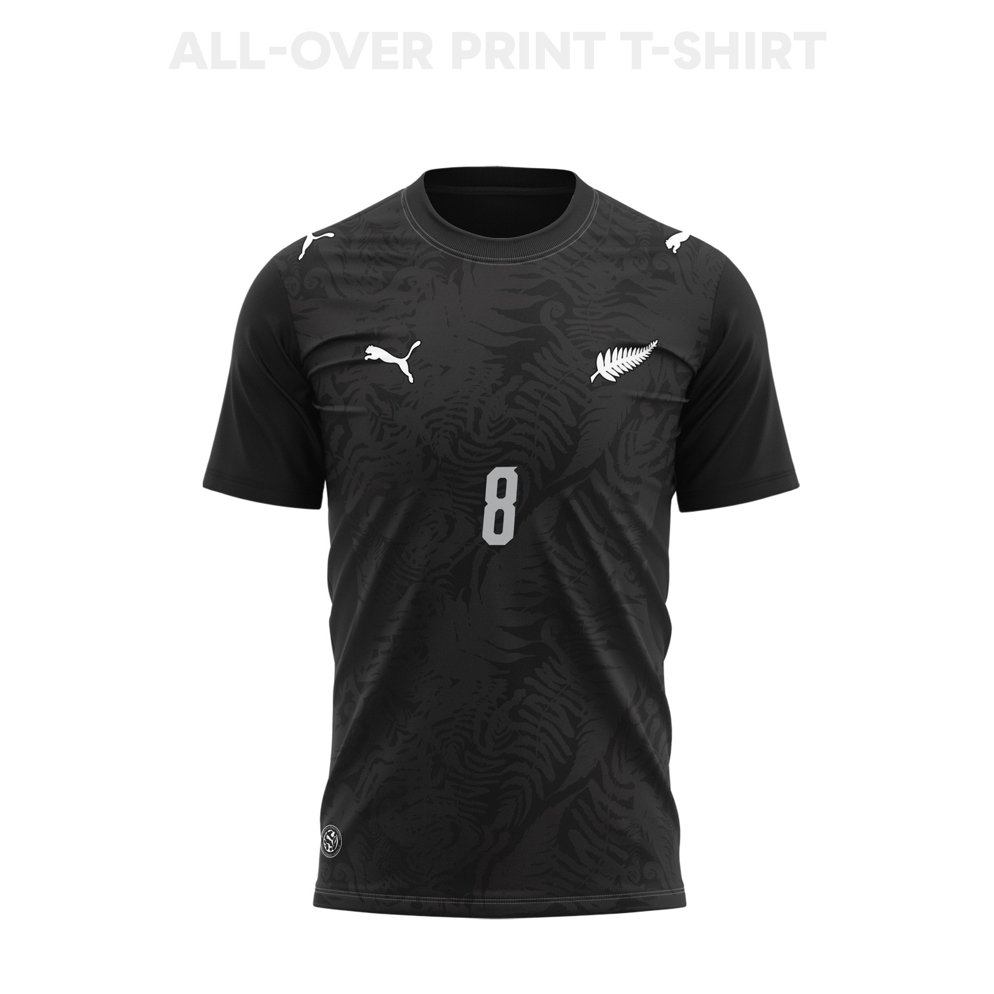 Marko Stamenic 8 New Zealand 2026 Home 3D T-Shirt Fully Printed – Unisex, Black - Jersey Teams