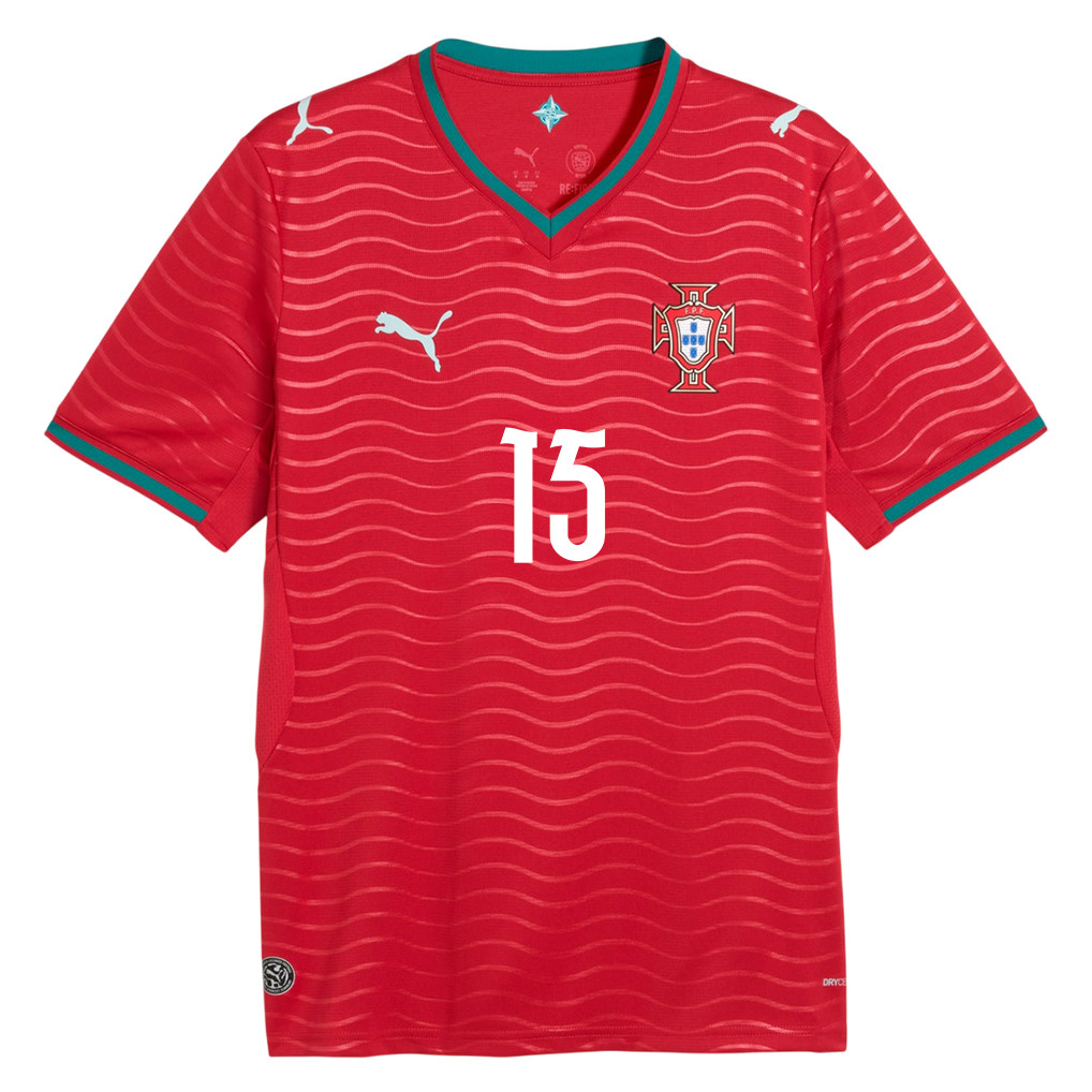 Matheus Nunes 15 Portugal National Team 2026 Home Jersey – Red, Men – Jersey Teams