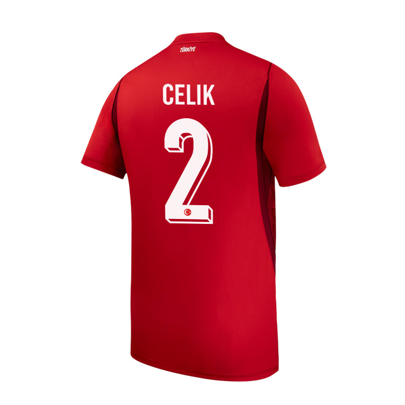 Mehmet Zeki Celik 2 Turkey National Team 2026 Home Jersey - Red, Men - Jersey Teams