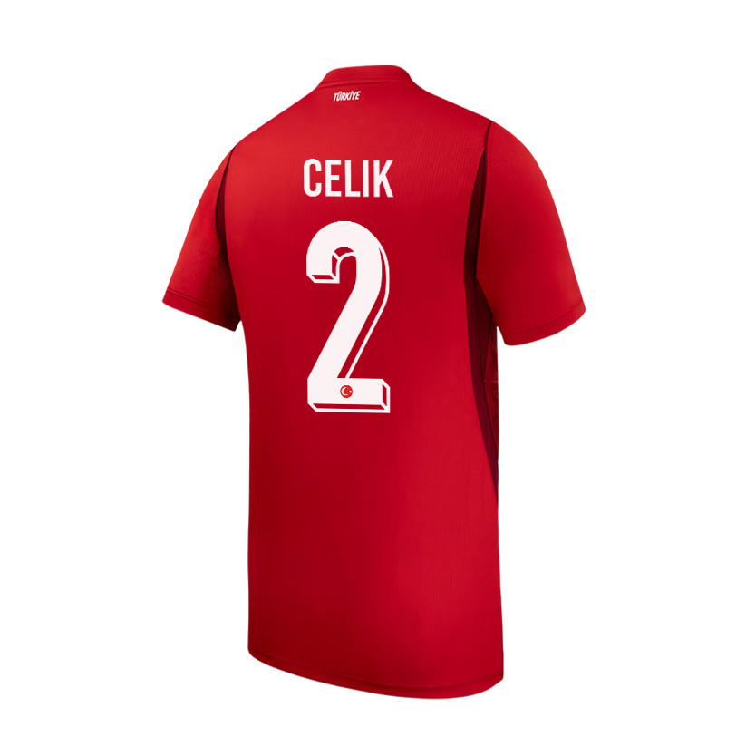 Mehmet Zeki Celik 2 Youth Turkey National Team 2026 Home Jersey - Red - Jersey Teams