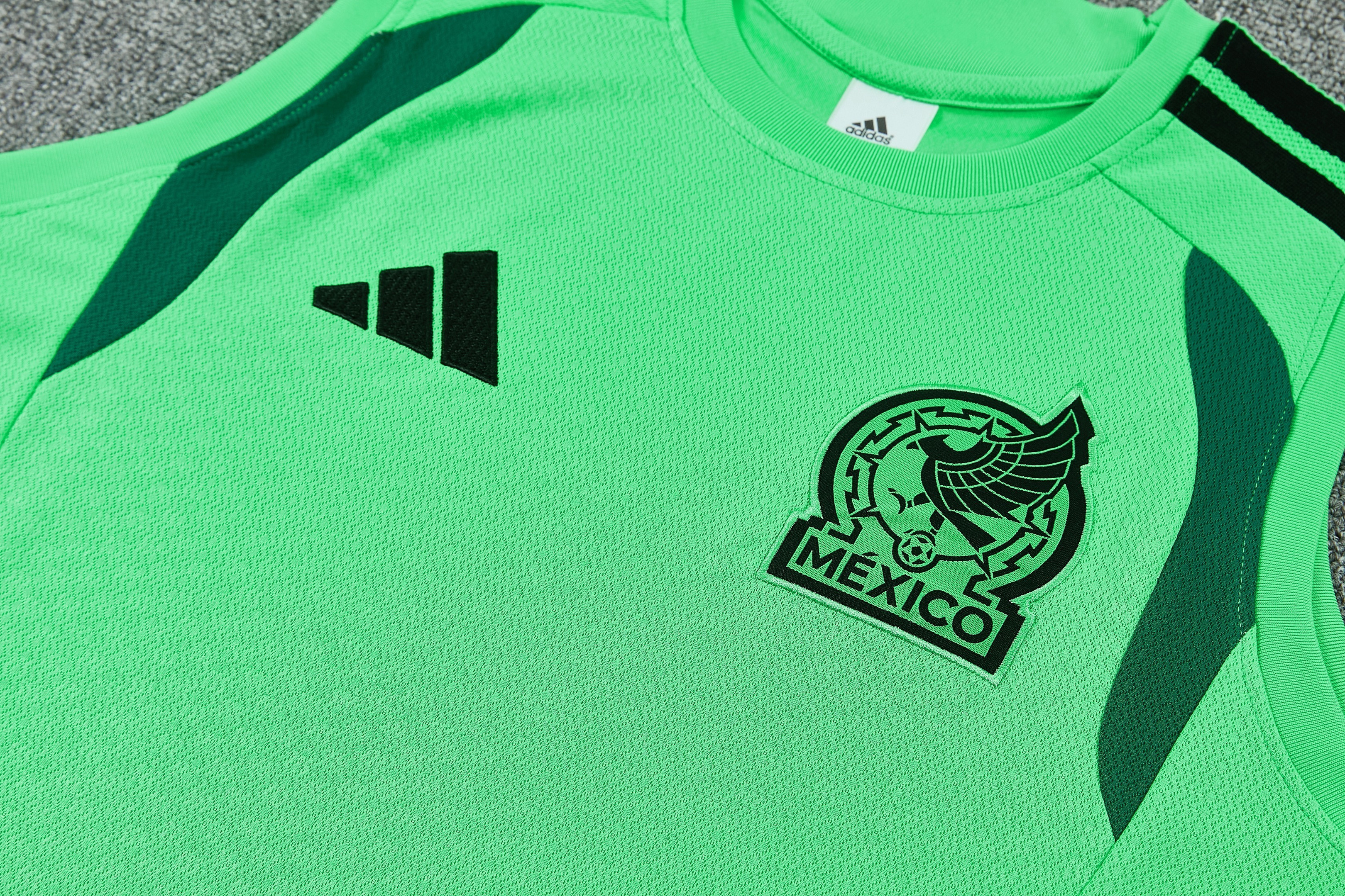 Mexico 2026-27 Sleeveless Training Set Men Soccer Kit – Green - Jersey Teams
