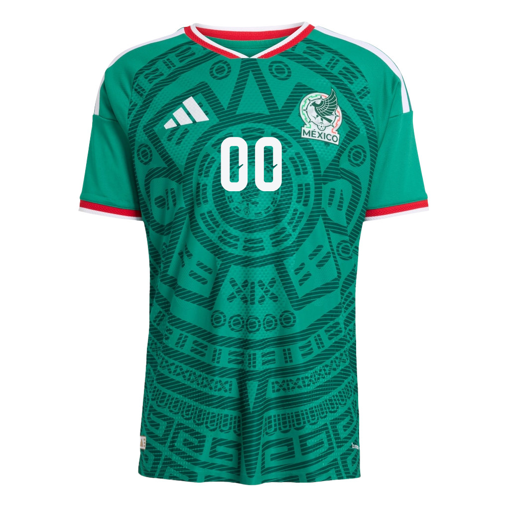 Mexico National Team 2026 x World Cup Patch Personalized Home Jersey - Green, Men - Jersey Teams