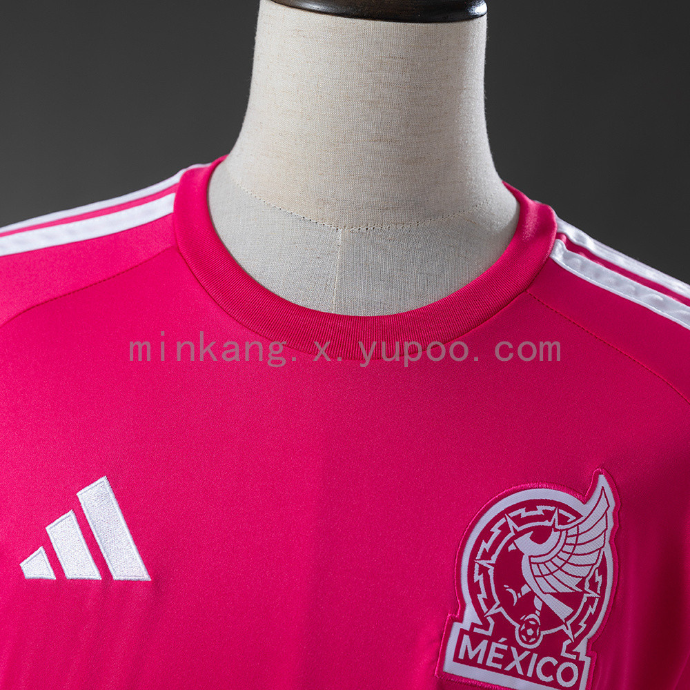 Mexico National Team World Cup 2026 Goalkeeper Jersey - Men Soccer Pink - Jersey Teams