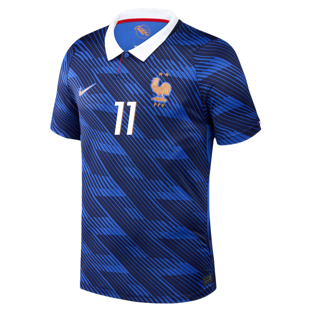 Michael Olise 11 France National Team 2026 Home Jersey – Blue, Men – Jersey Teams