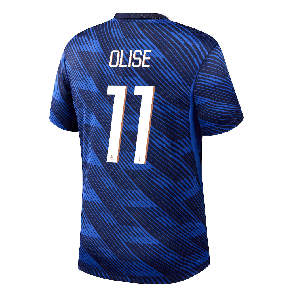 Michael Olise 11 France National Team 2026 Home Jersey - Blue, Men - Jersey Teams