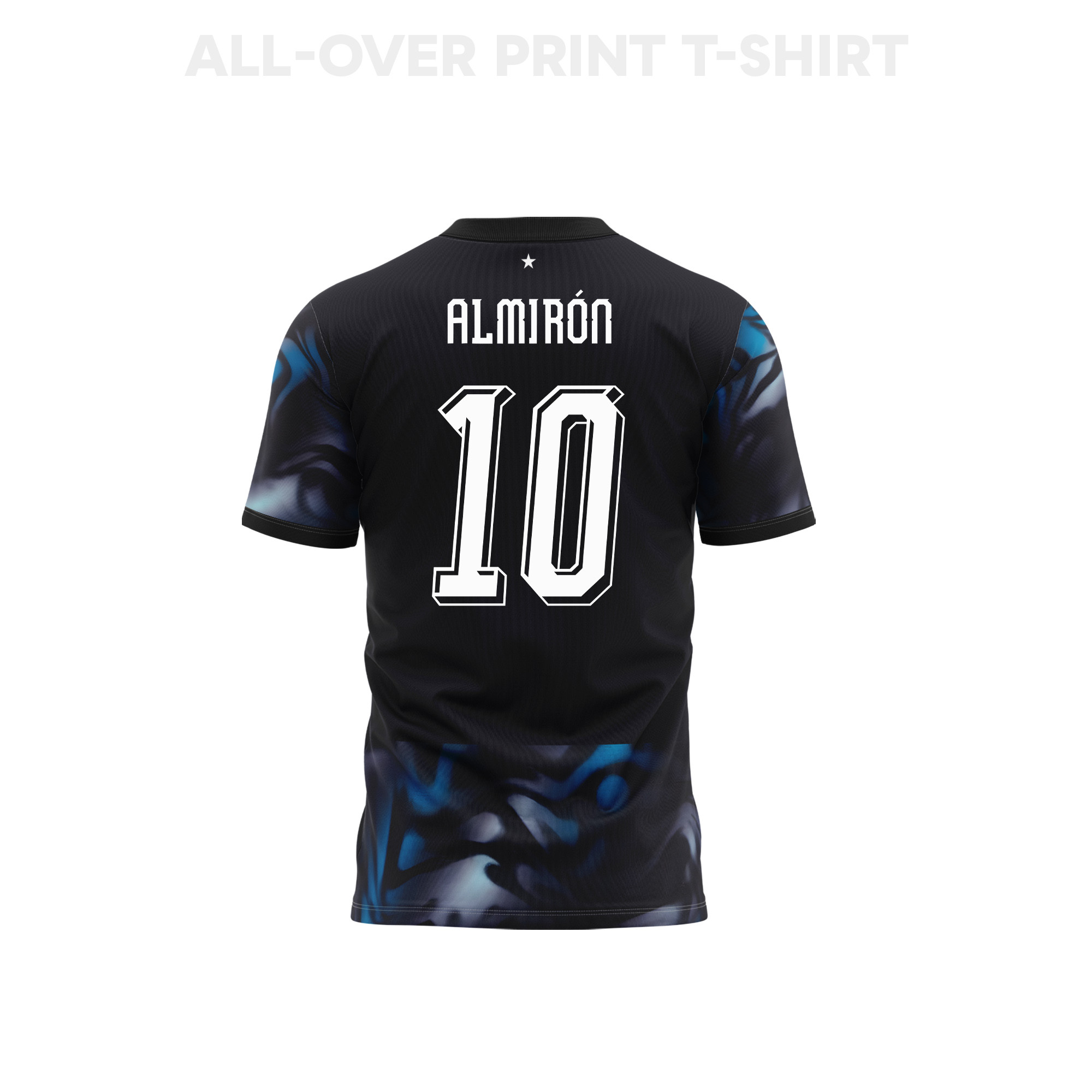 Miguel Almirón 10 Paraguay 2026 Away 3D T-Shirt Fully Printed – Unisex, Navy - Jersey Teams