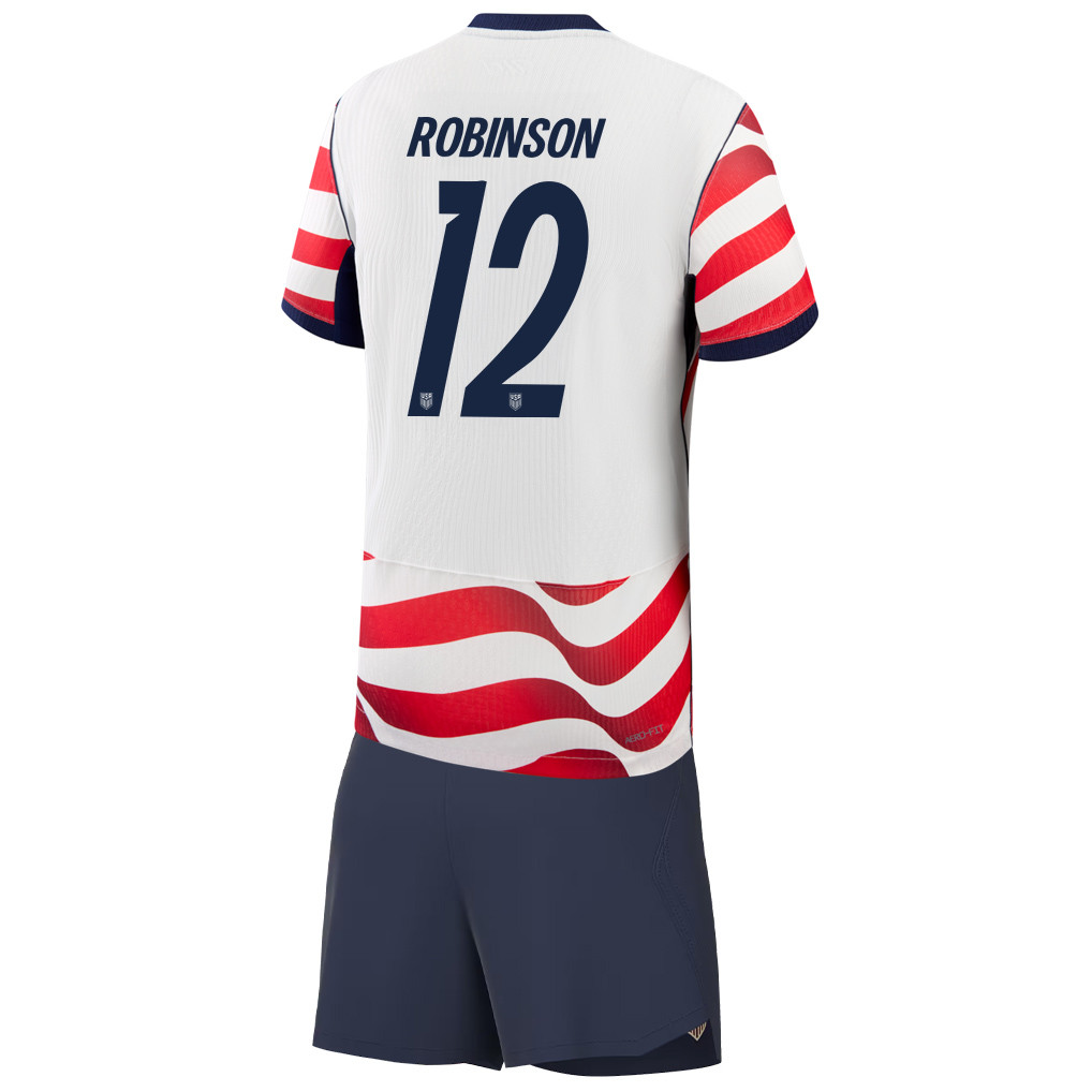Miles Robinson 12 USMNT 2026 YOUTH Home Jersey & Shorts Set - Jersey Teams