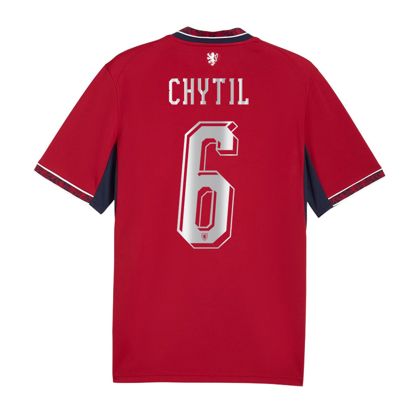 Mojmir Chytil 6 Czech Republic National Team 2026 Home Jersey - Red, Men - Jersey Teams