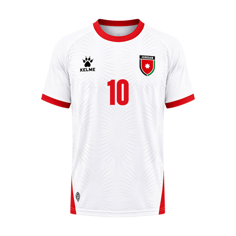 Mousa Tamari 10 Jordan 2026 Home Jersey - White, Men - Jersey Teams