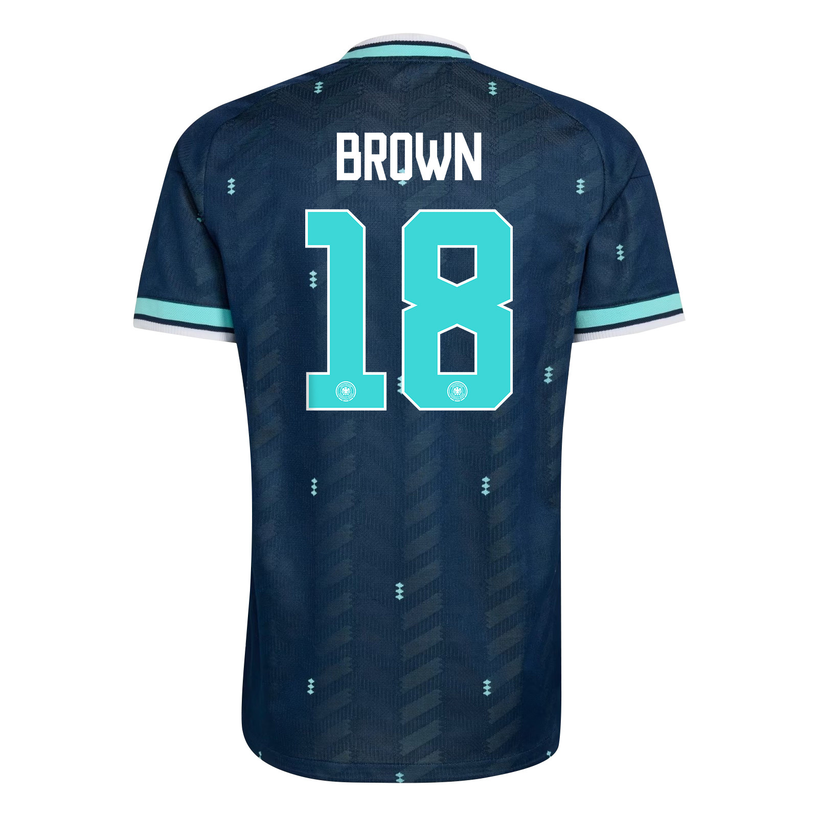 Nathaniel Brown 18 Germany National Team 2026 x World Cup Patch Away Jersey - Navy, Men - Jersey Teams