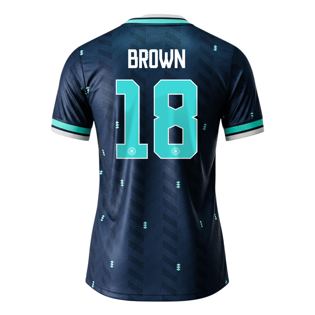 Nathaniel Brown 18 Women's Germany National Team 2026 Away Jersey - Navy - Jersey Teams