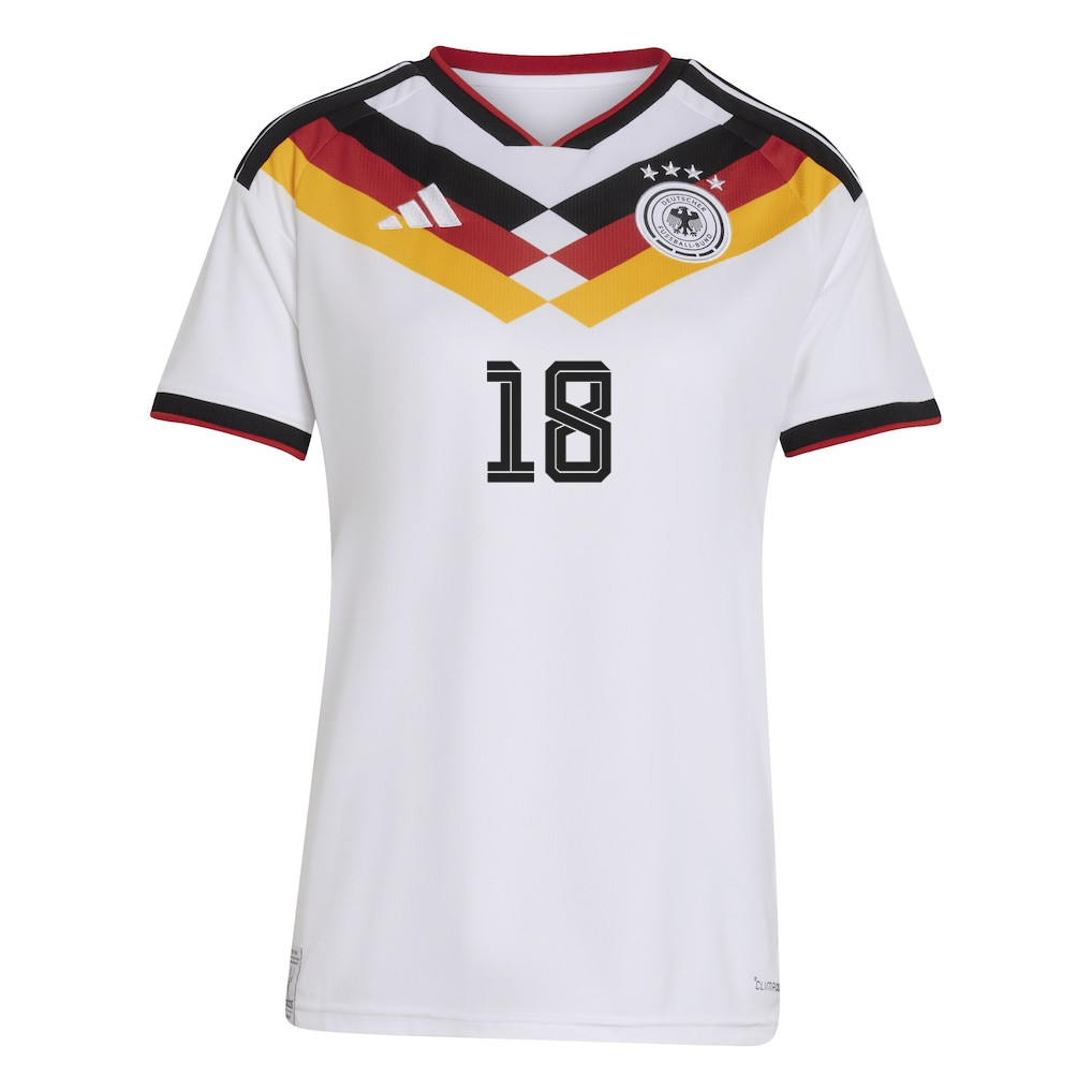 Nathaniel Brown 18 Women's Germany National Team 2026 Home Jersey - White - Jersey Teams