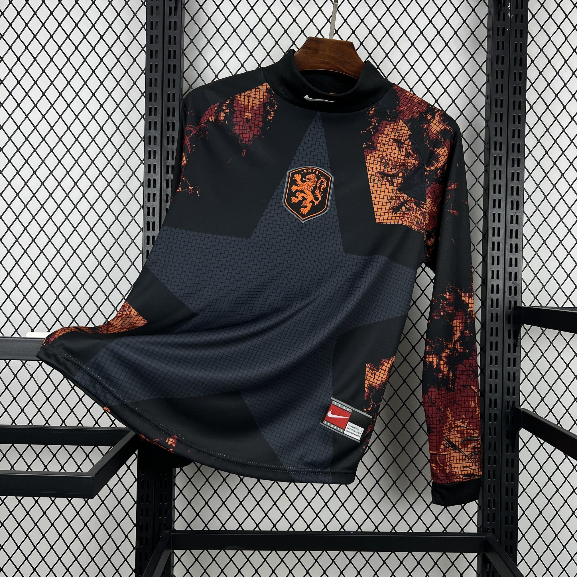 Netherlands 2026 Hollywood Goalkeeper Long Sleeve Jersey - Men Black - Jersey Teams