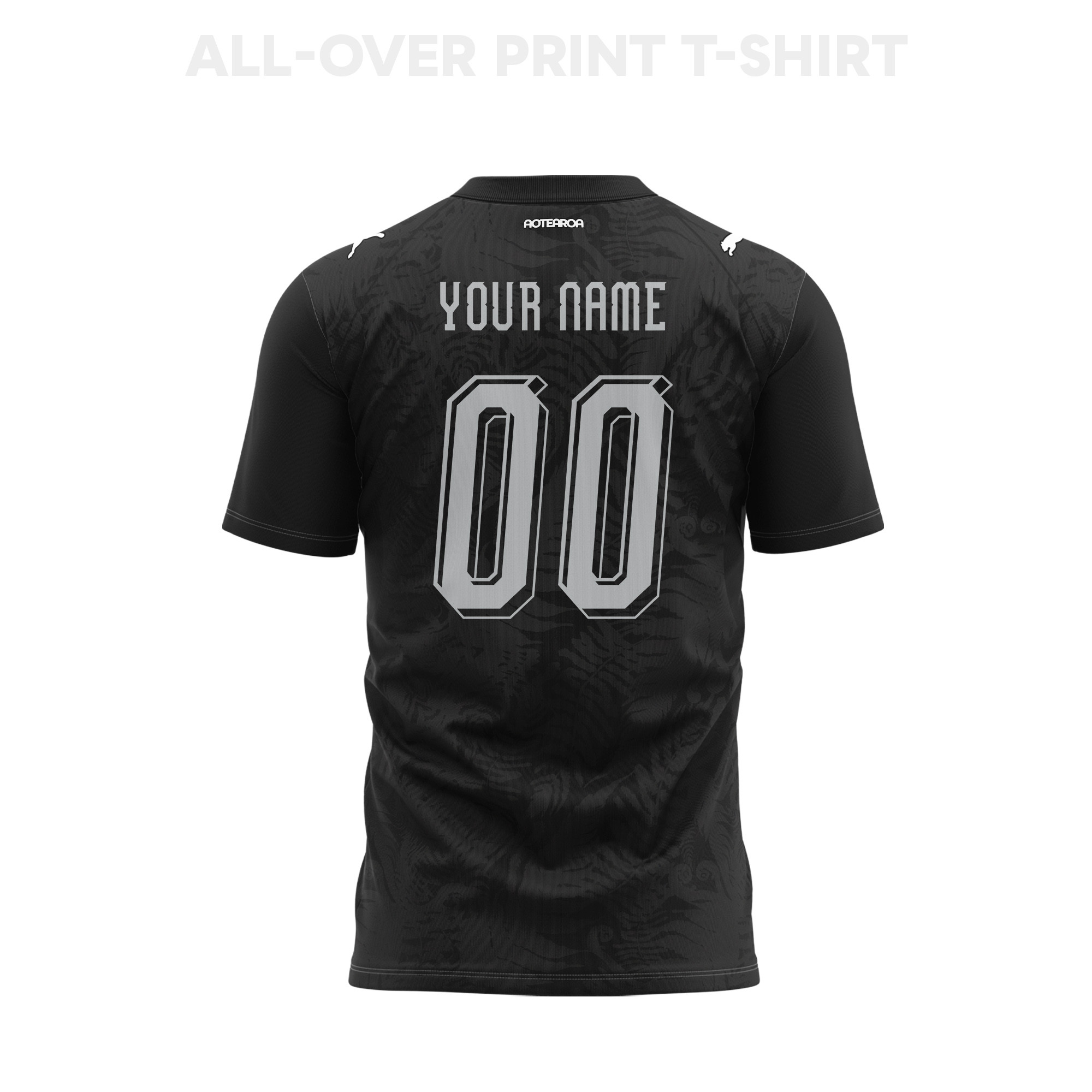 New Zealand 2026 Home 3D T-Shirt Fully Printed – Personalized – Unisex, Black - Jersey Teams