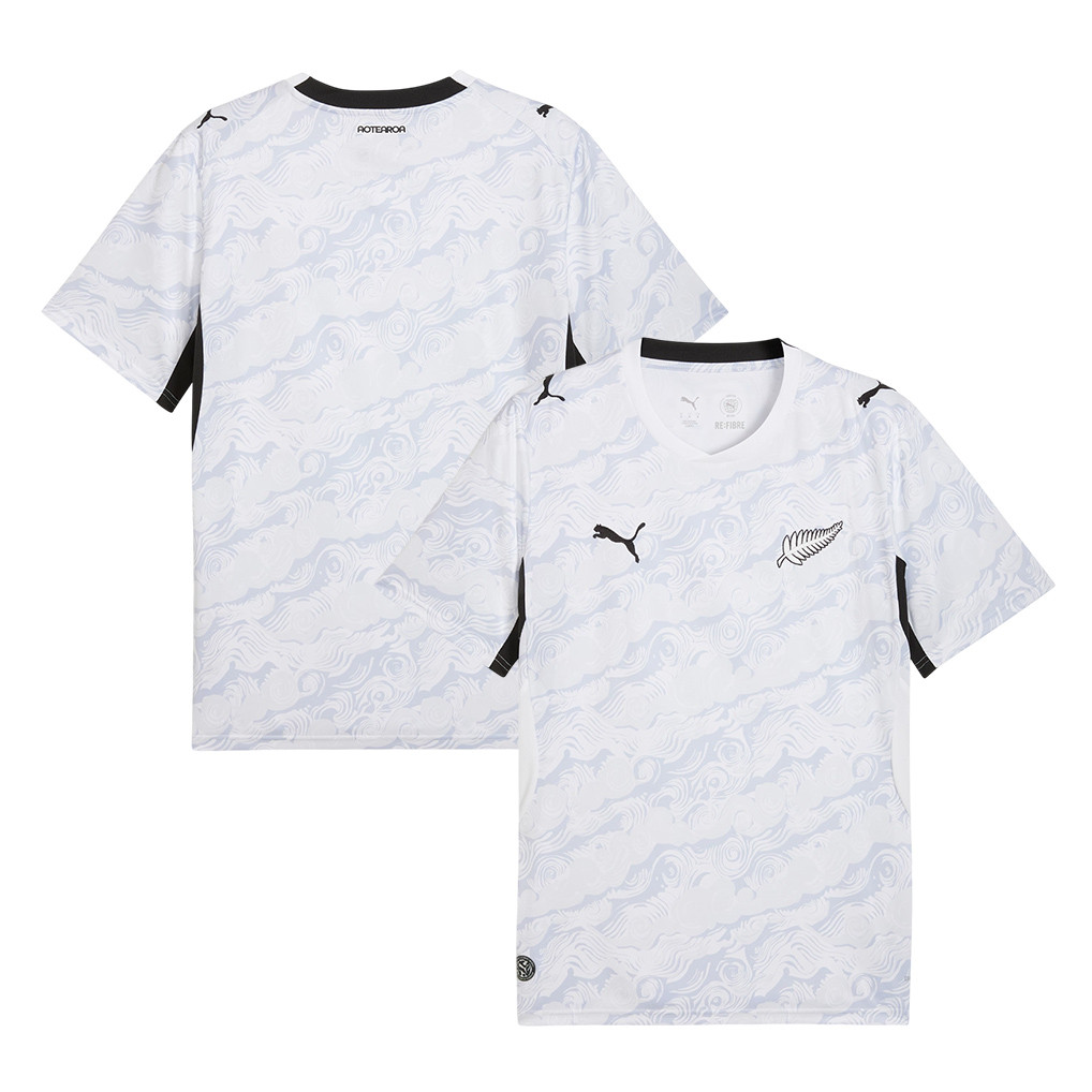 New Zealand National Team 2026 Away Jersey - White, Men - Jersey Teams