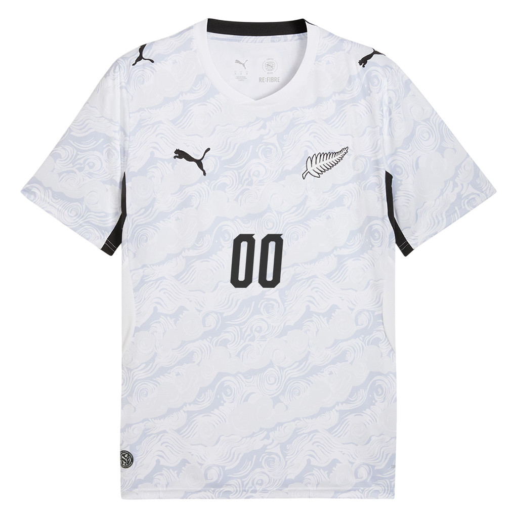 New Zealand National Team 2026 Personalized Away Jersey - White, Men - Jersey Teams