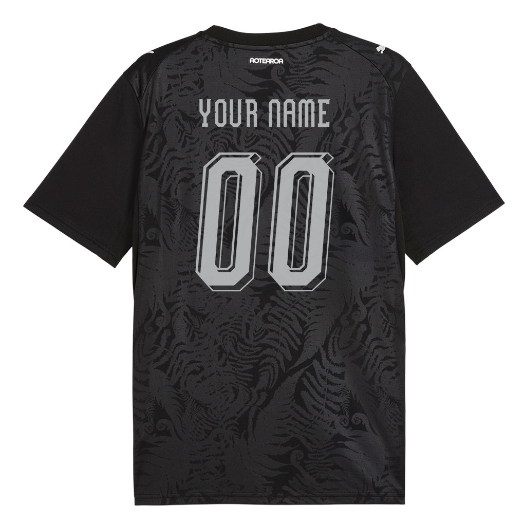 New Zealand National Team 2026 Personalized Home Jersey - Black, Men - Jersey Teams