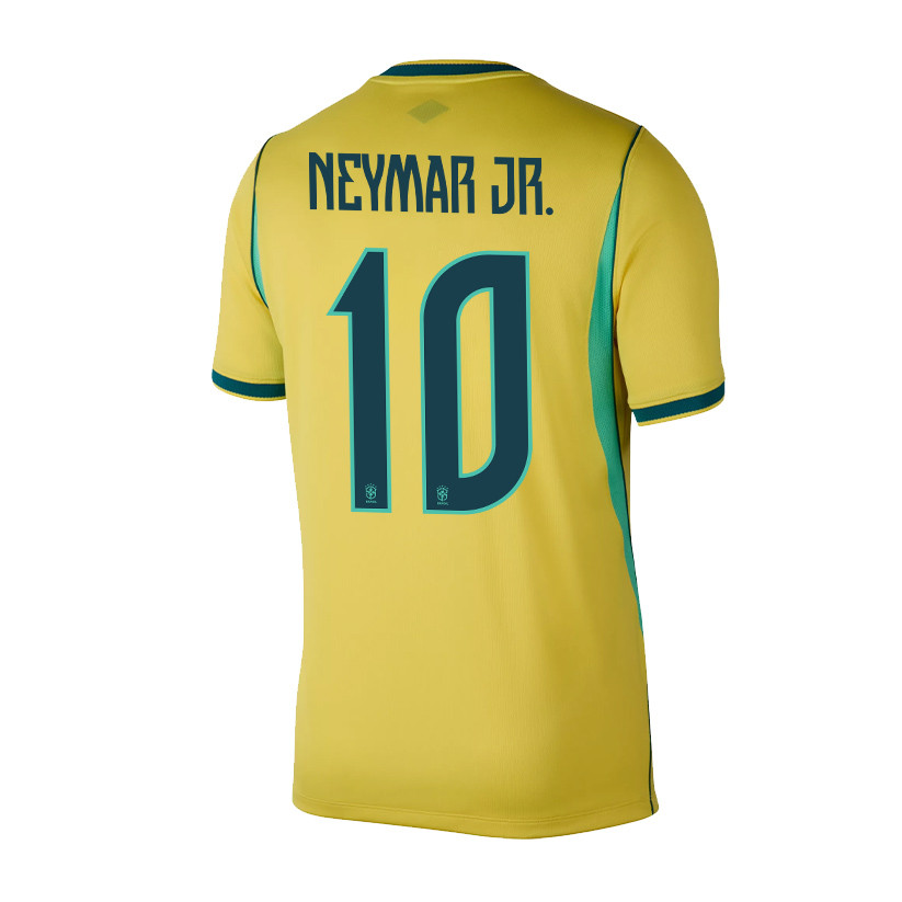 Neymar 10 Brazil National Team 2026 x World Cup Patch Home Jersey - Yellow, Men - Jersey Teams